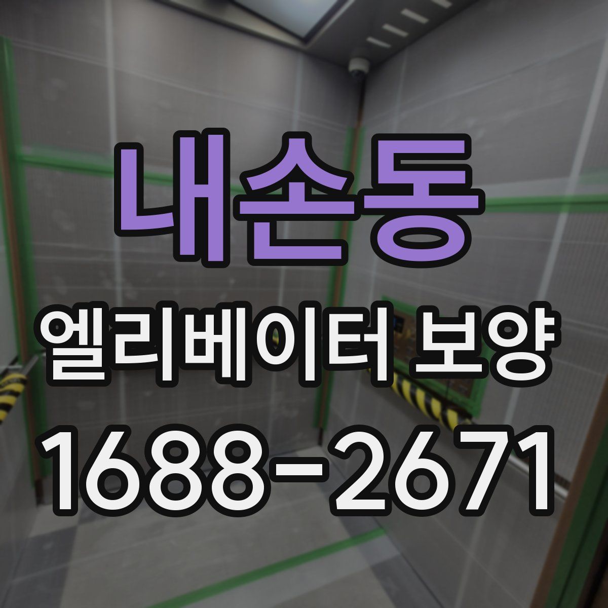 내손동 엘리베이터 보양