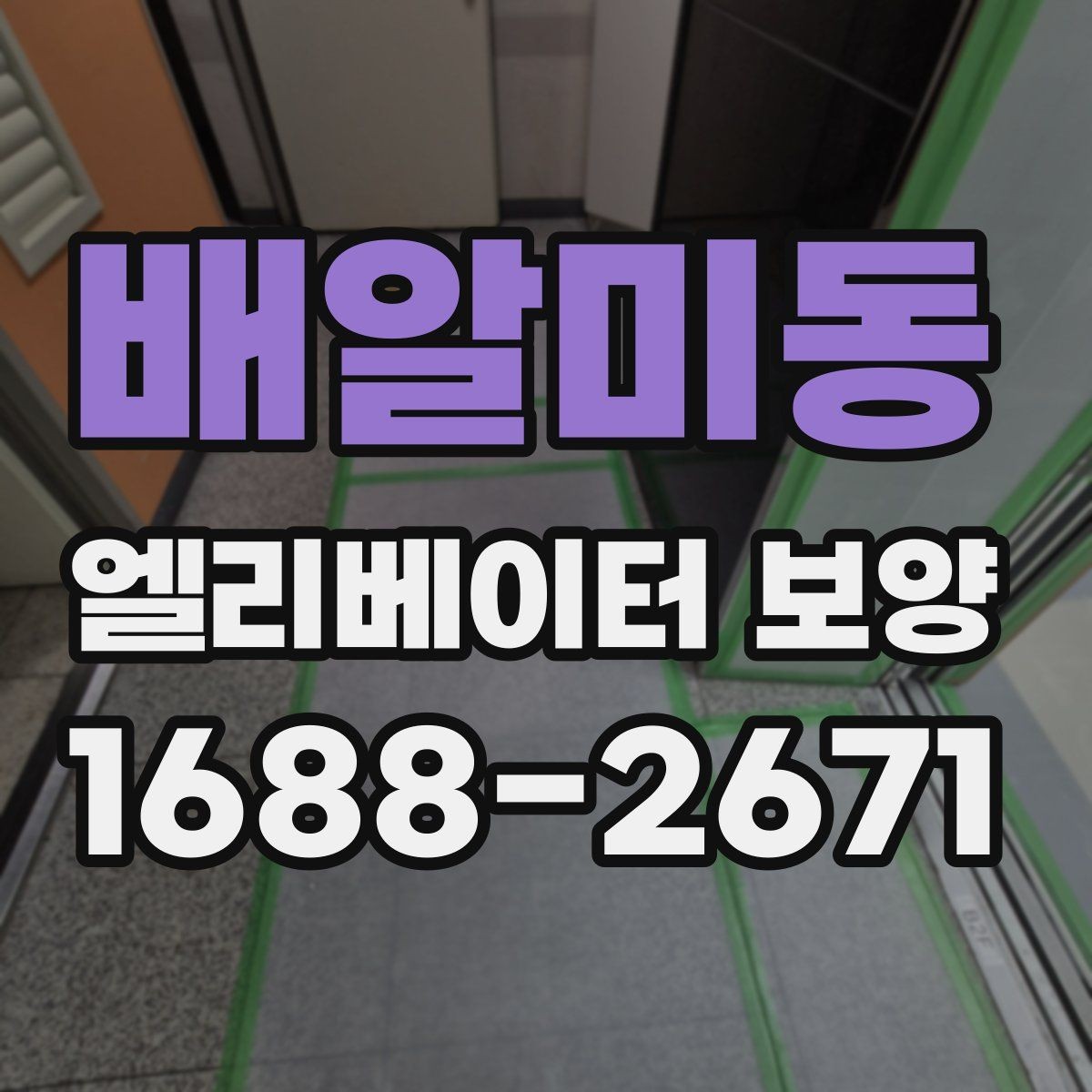 배알미동 엘리베이터 보양 현장에서 주의할 점 5가지