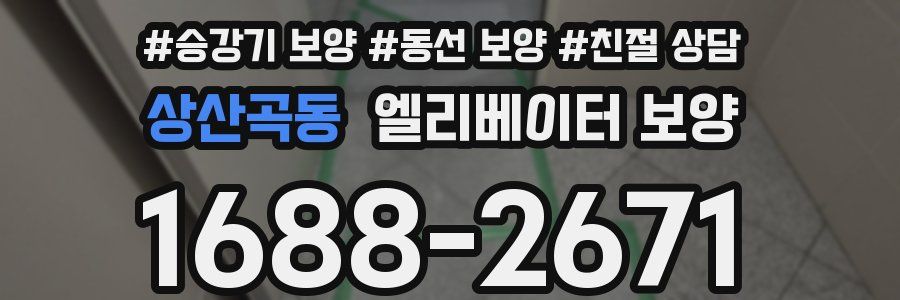 상산곡동 엘리베이터 보양