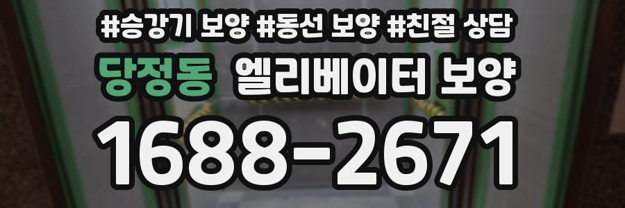 당정동 엘리베이터 보양