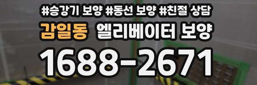 감일동 엘리베이터 보양