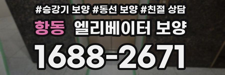항동 엘리베이터 보양