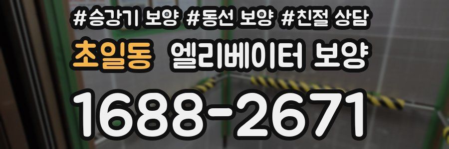 초일동 엘리베이터 보양