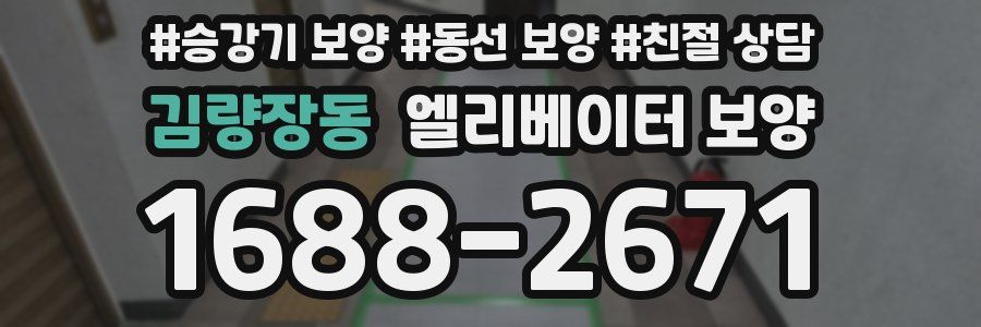 김량장동 엘리베이터 보양