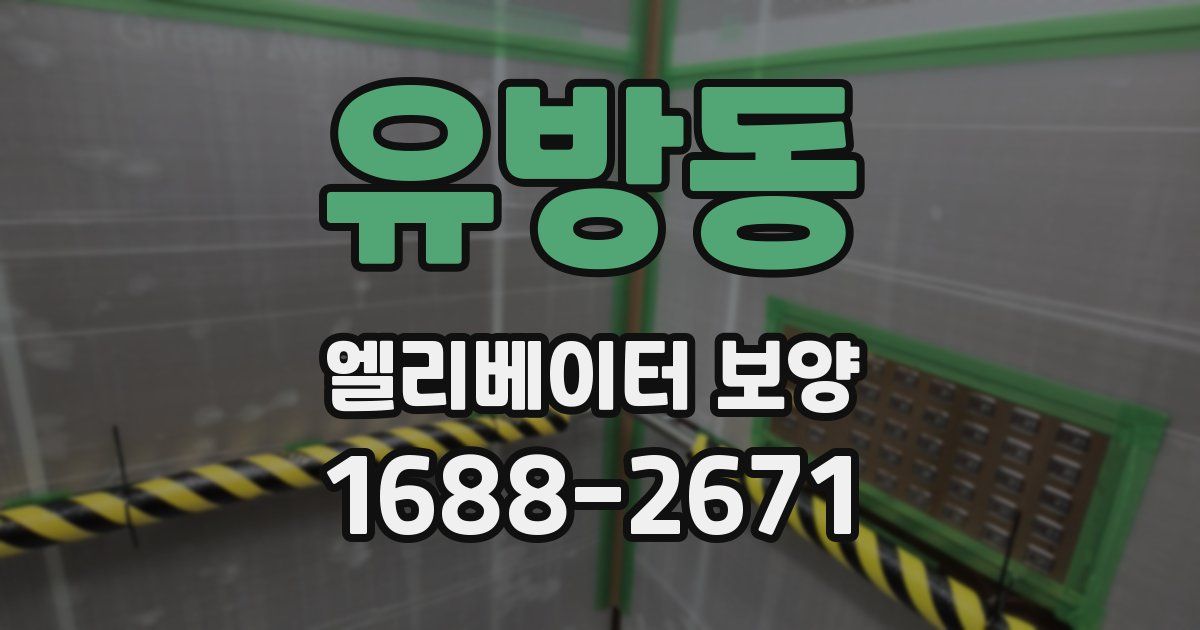 유방동 엘리베이터 보양