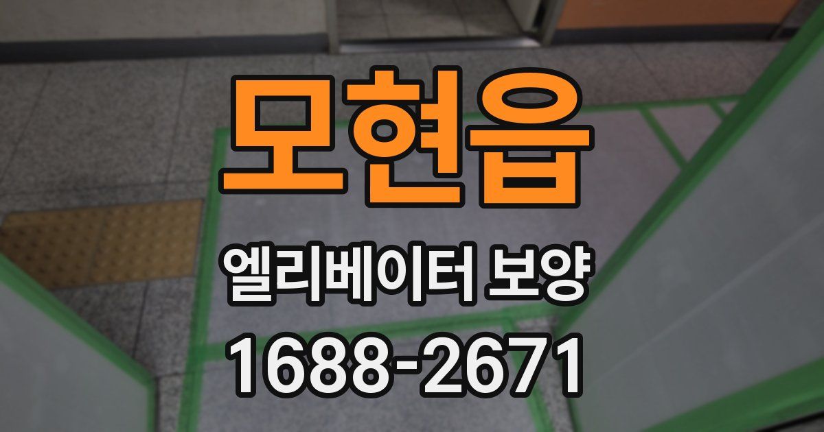 모현읍 엘리베이터 보양