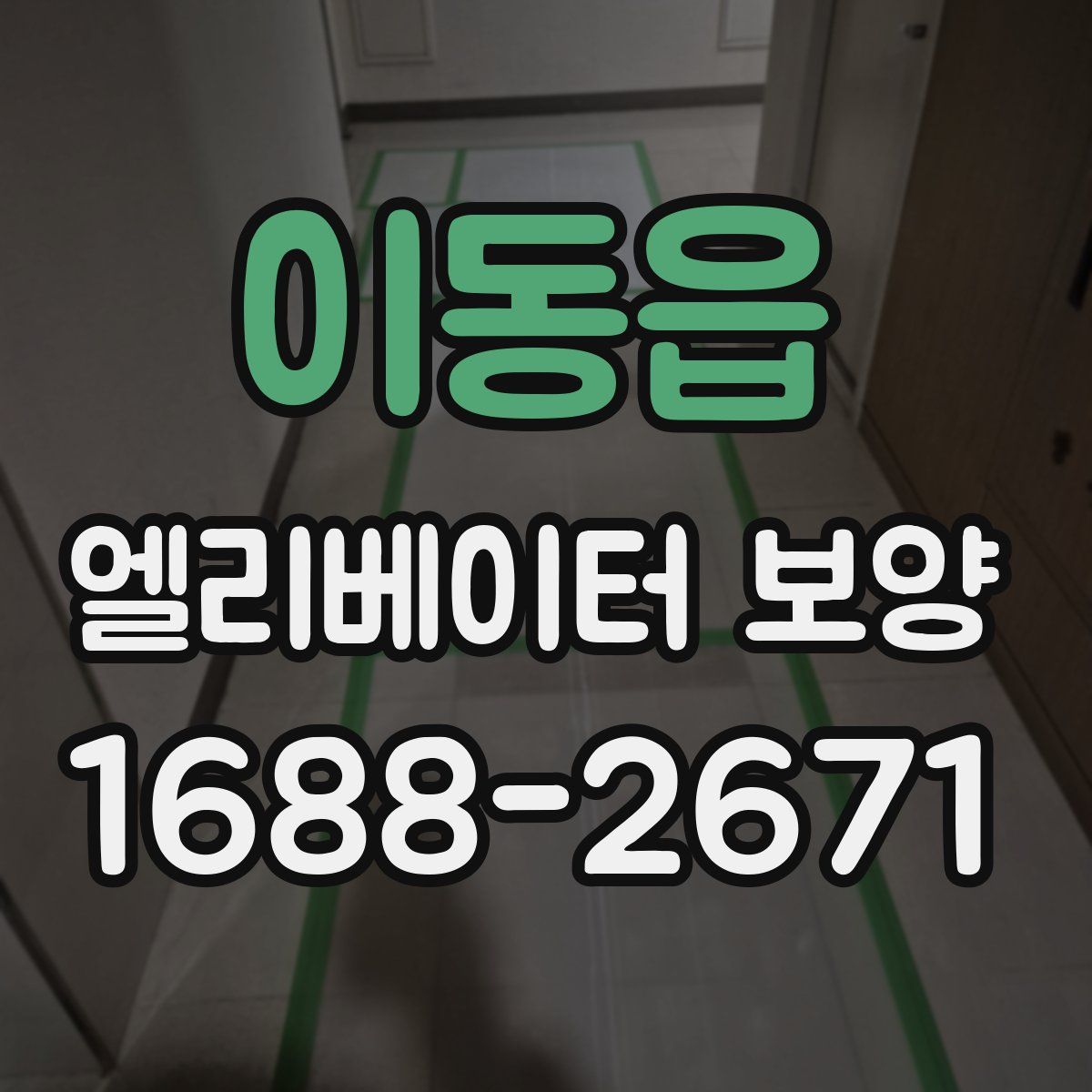 이동읍 엘리베이터 보양
