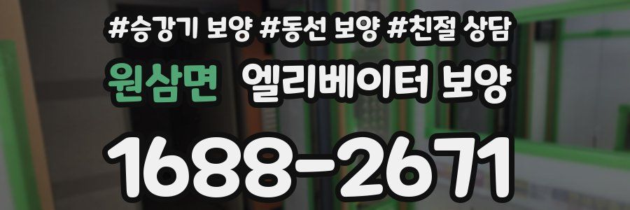 원삼면 엘리베이터 보양