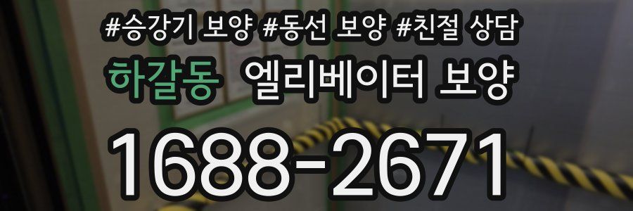 하갈동 엘리베이터 보양