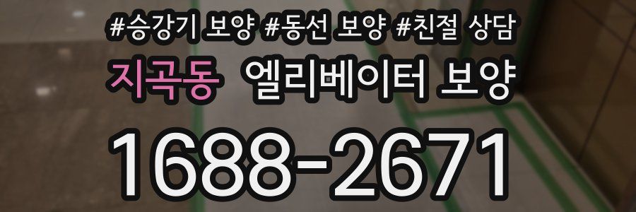 지곡동 엘리베이터 보양