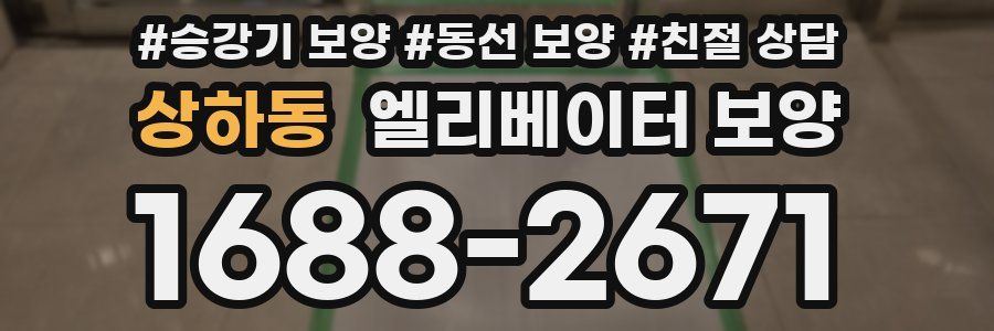 상하동 엘리베이터 보양