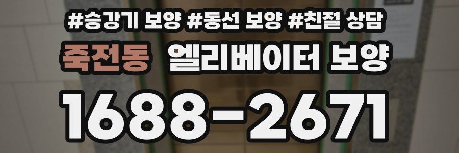 죽전동 엘리베이터 보양