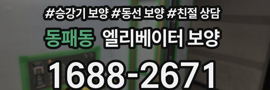 동패동 엘리베이터 보양