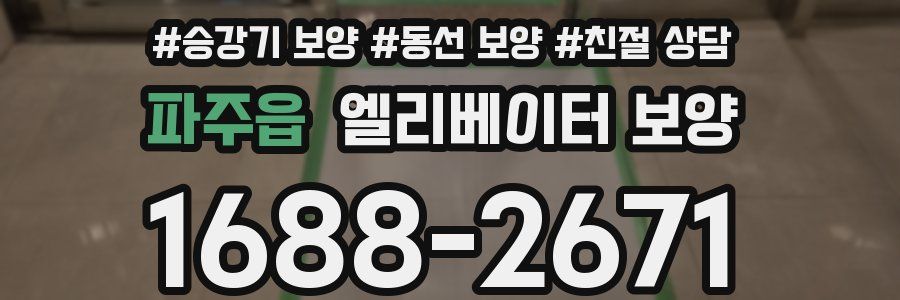 파주읍 엘리베이터 보양