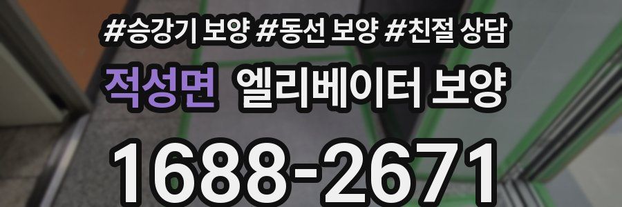 적성면 엘리베이터 보양