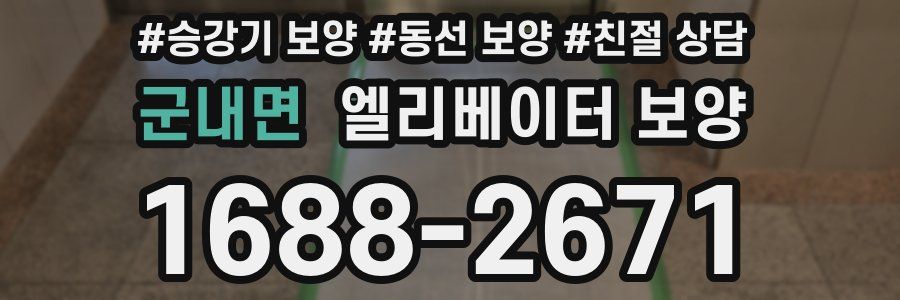 군내면 엘리베이터 보양