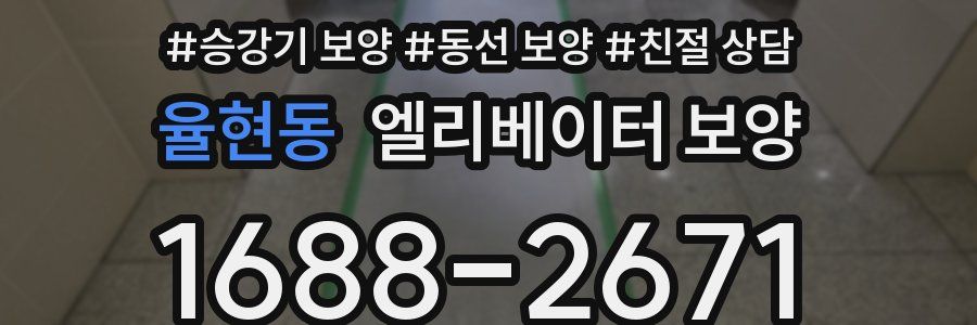 율현동 엘리베이터 보양