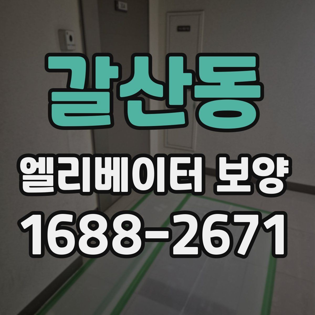 갈산동 엘리베이터 보양 후 마감 상태 확인 요령