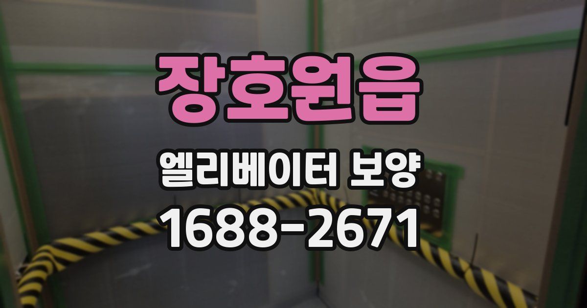 장호원읍 엘리베이터 보양