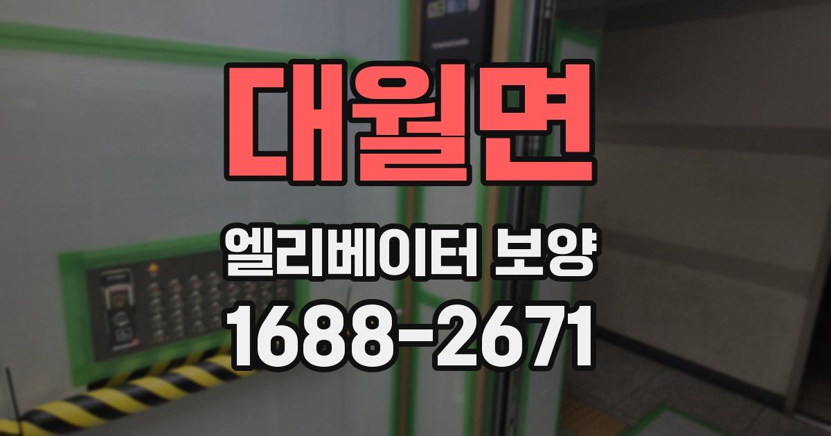 대월면 엘리베이터 보양