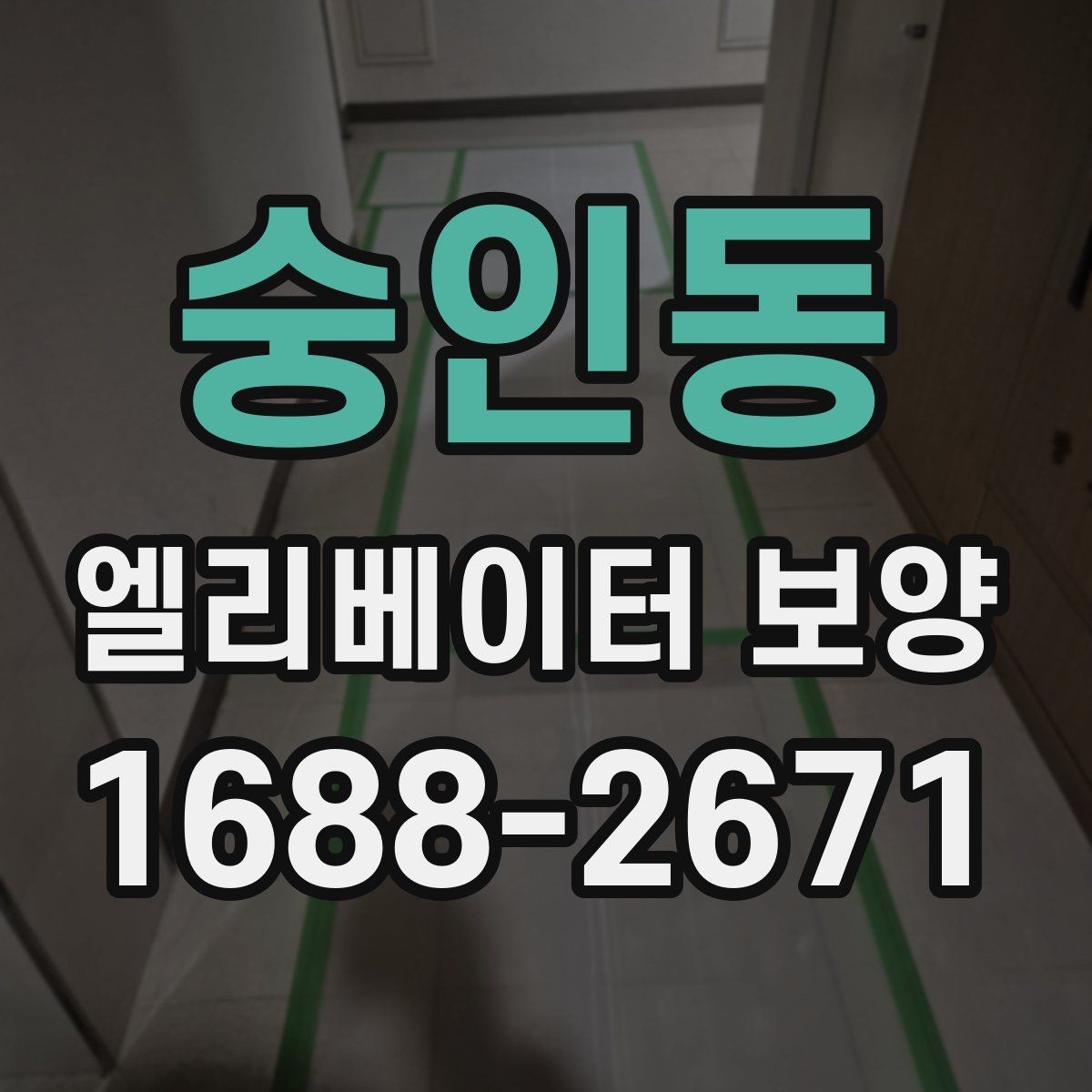 숭인동 엘리베이터 보양 준비부터 철거까지 한눈에 보기