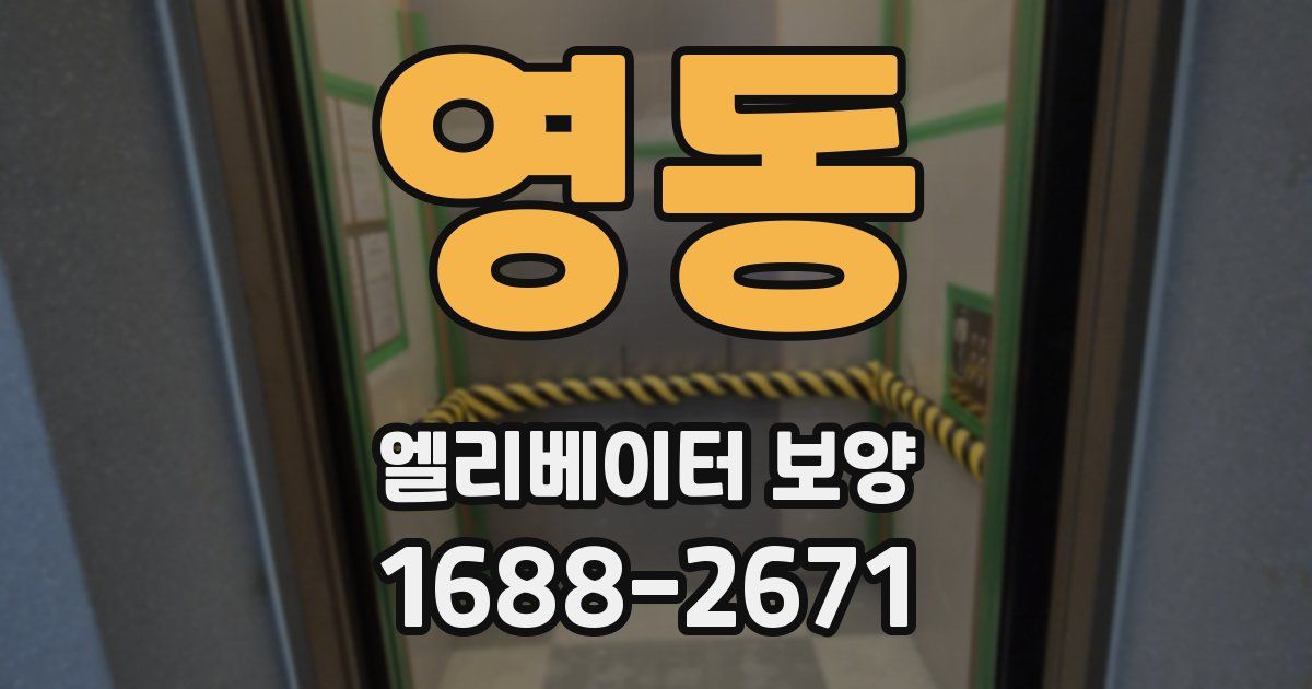 영동 엘리베이터 보양