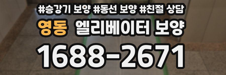 영동 엘리베이터 보양