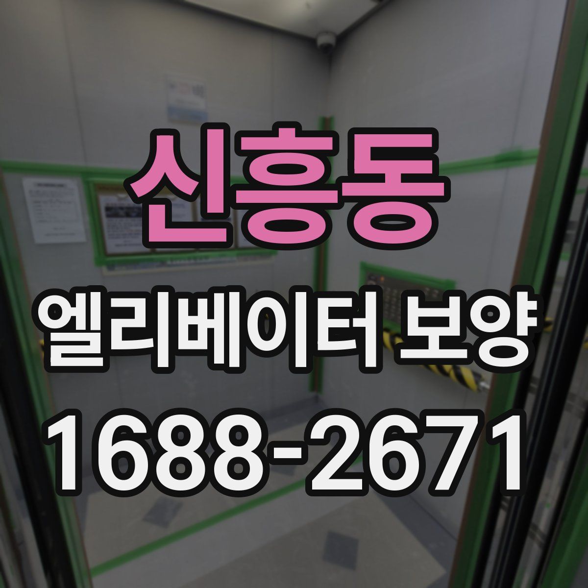 신흥동 엘리베이터 보양