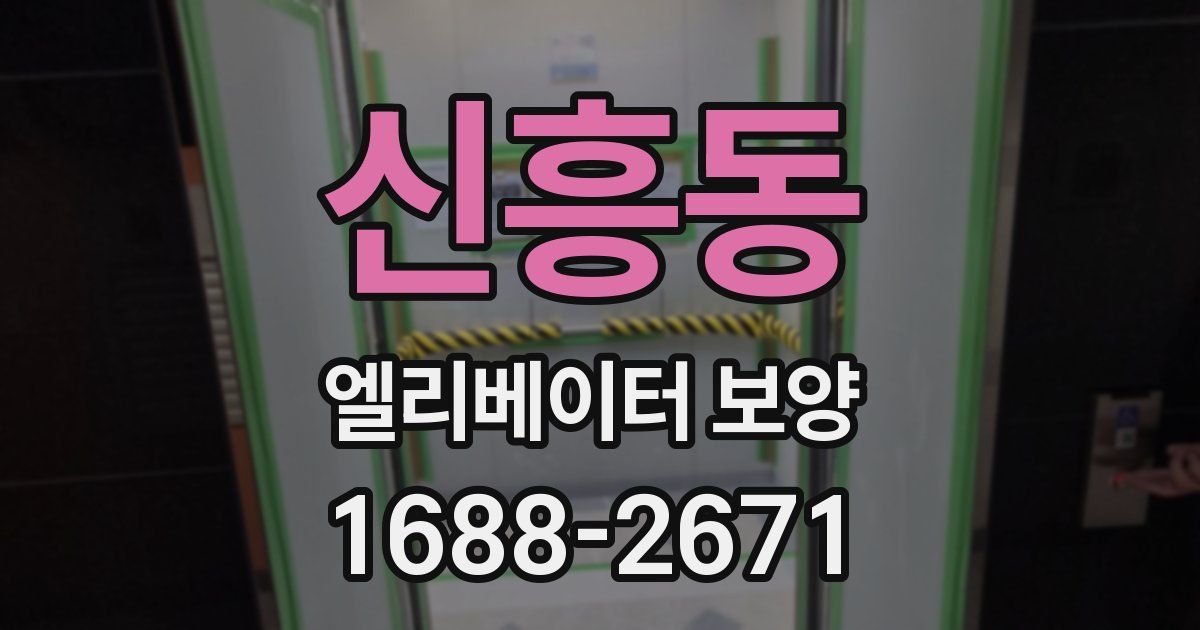 신흥동 엘리베이터 보양