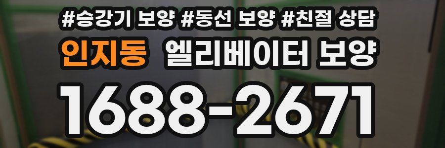 인지동 엘리베이터 보양