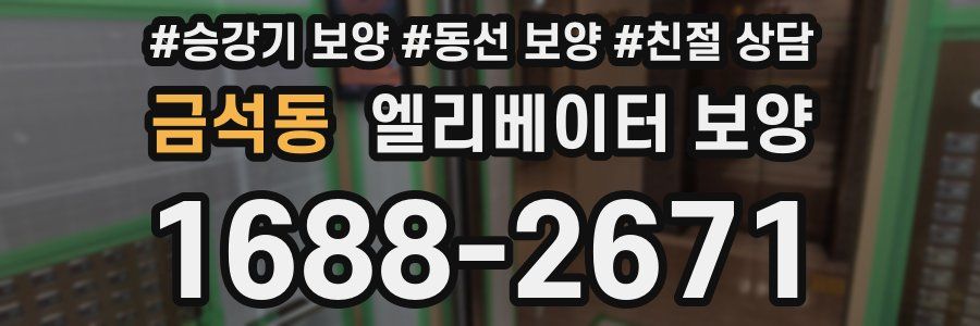 금석동 엘리베이터 보양