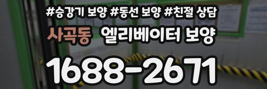 사곡동 엘리베이터 보양