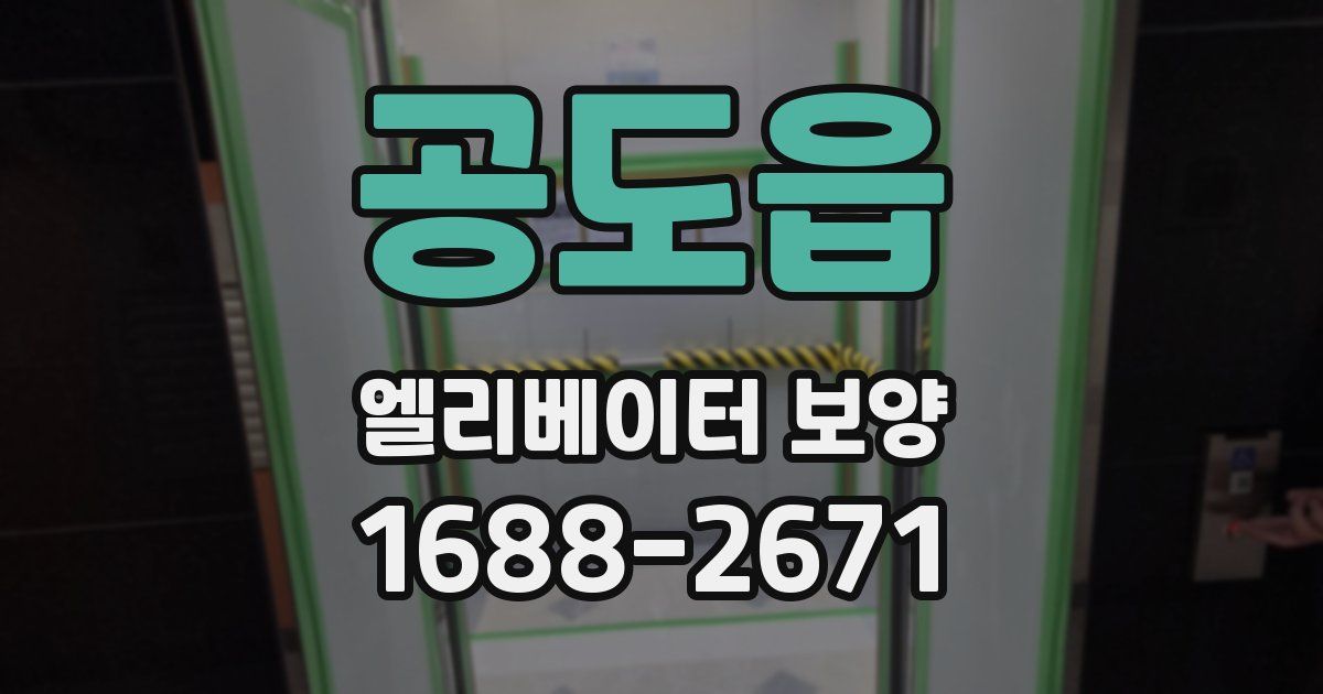 공도읍 엘리베이터 보양