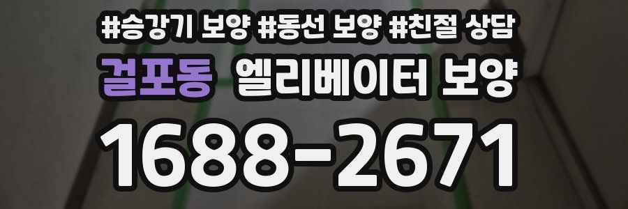 걸포동 엘리베이터 보양