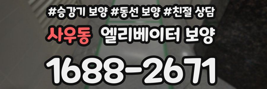 사우동 엘리베이터 보양
