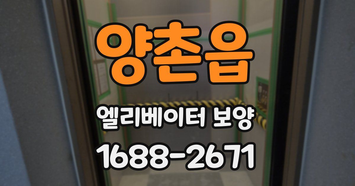 양촌읍 엘리베이터 보양