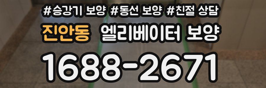 진안동 엘리베이터 보양