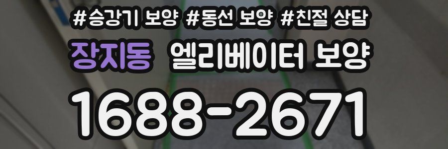 장지동 엘리베이터 보양