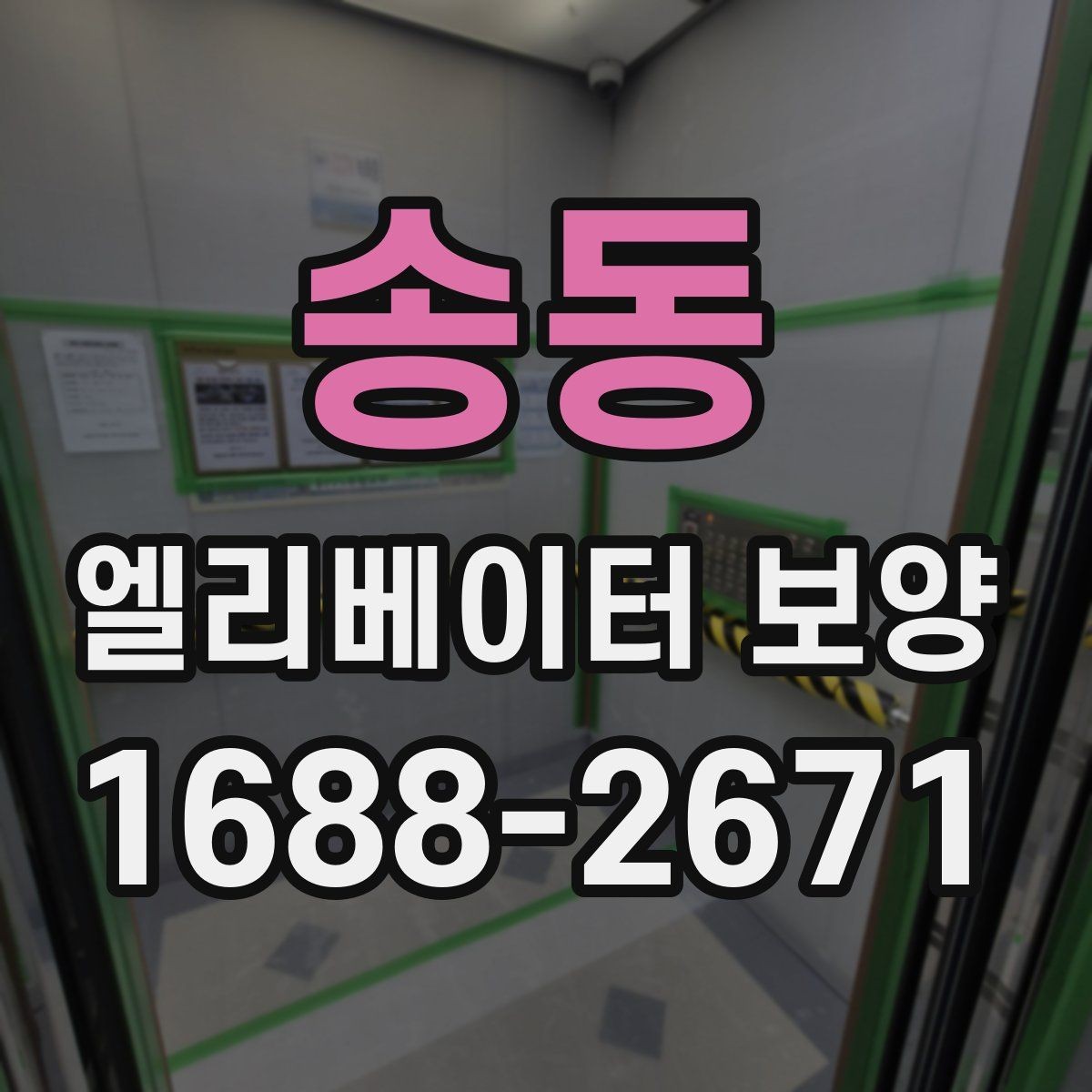 송동 엘리베이터 보양 견적 비교할 때 보는 항목