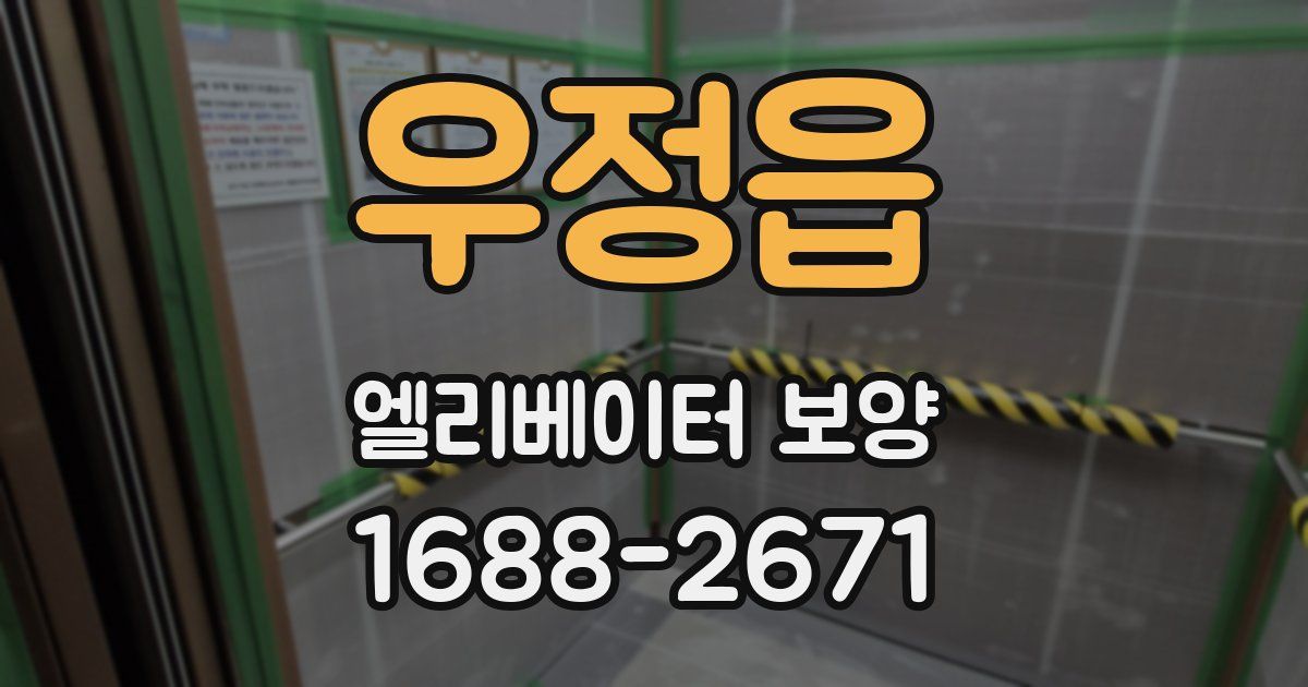 우정읍 엘리베이터 보양