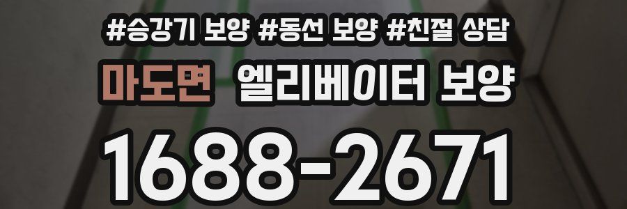 마도면 엘리베이터 보양