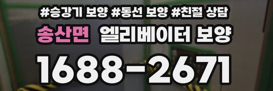 송산면 엘리베이터 보양