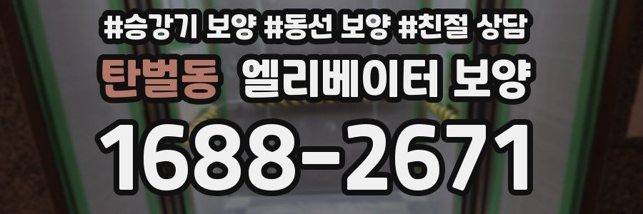 탄벌동 엘리베이터 보양