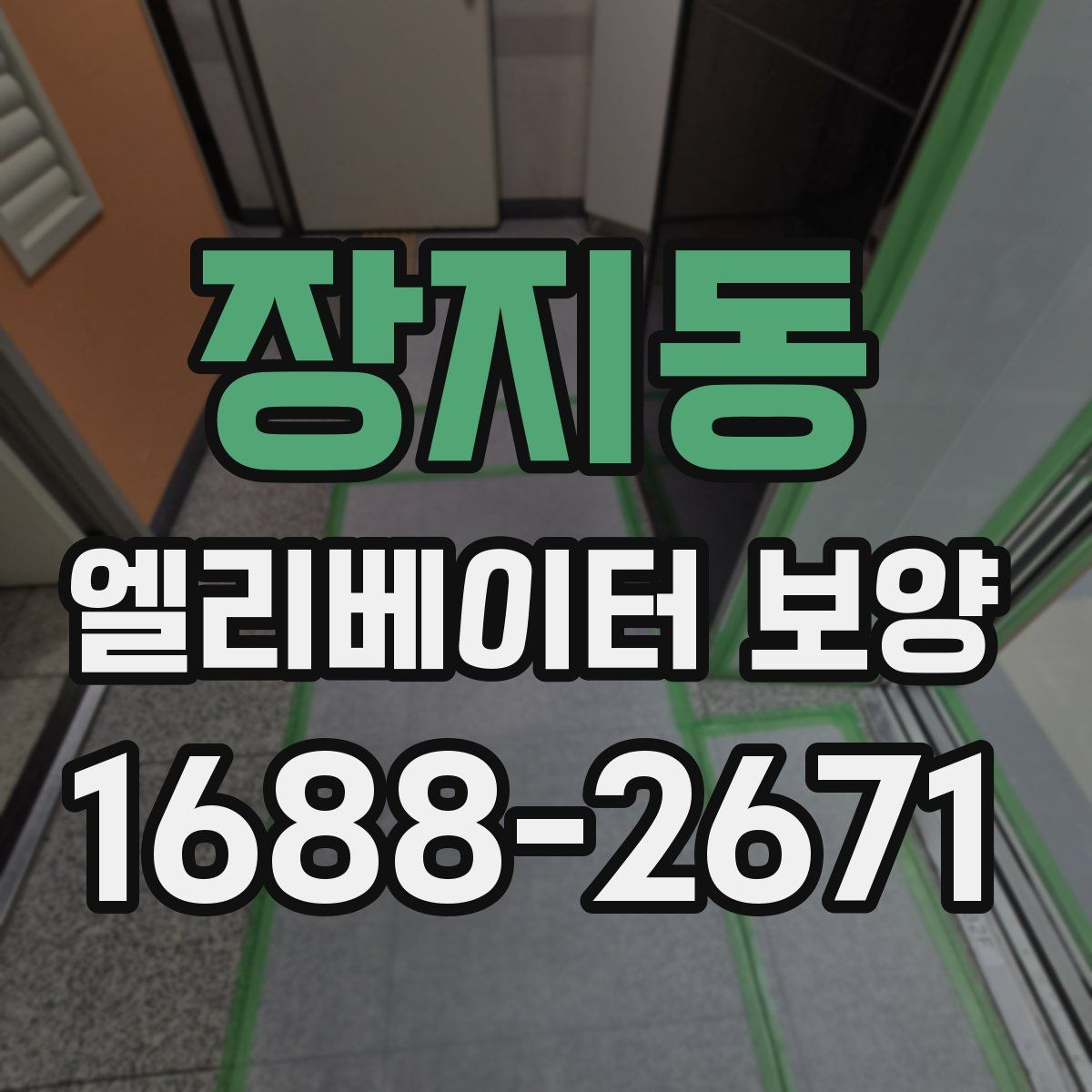 장지동 엘리베이터 보양