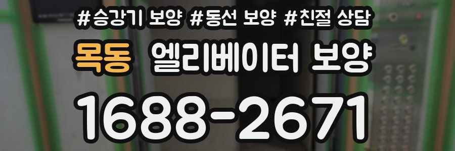 목동 엘리베이터 보양