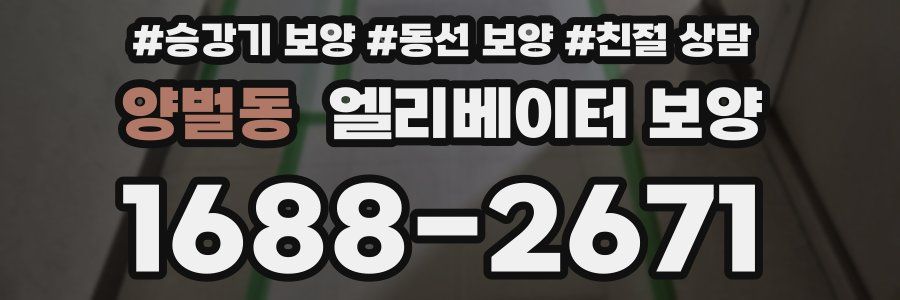 양벌동 엘리베이터 보양