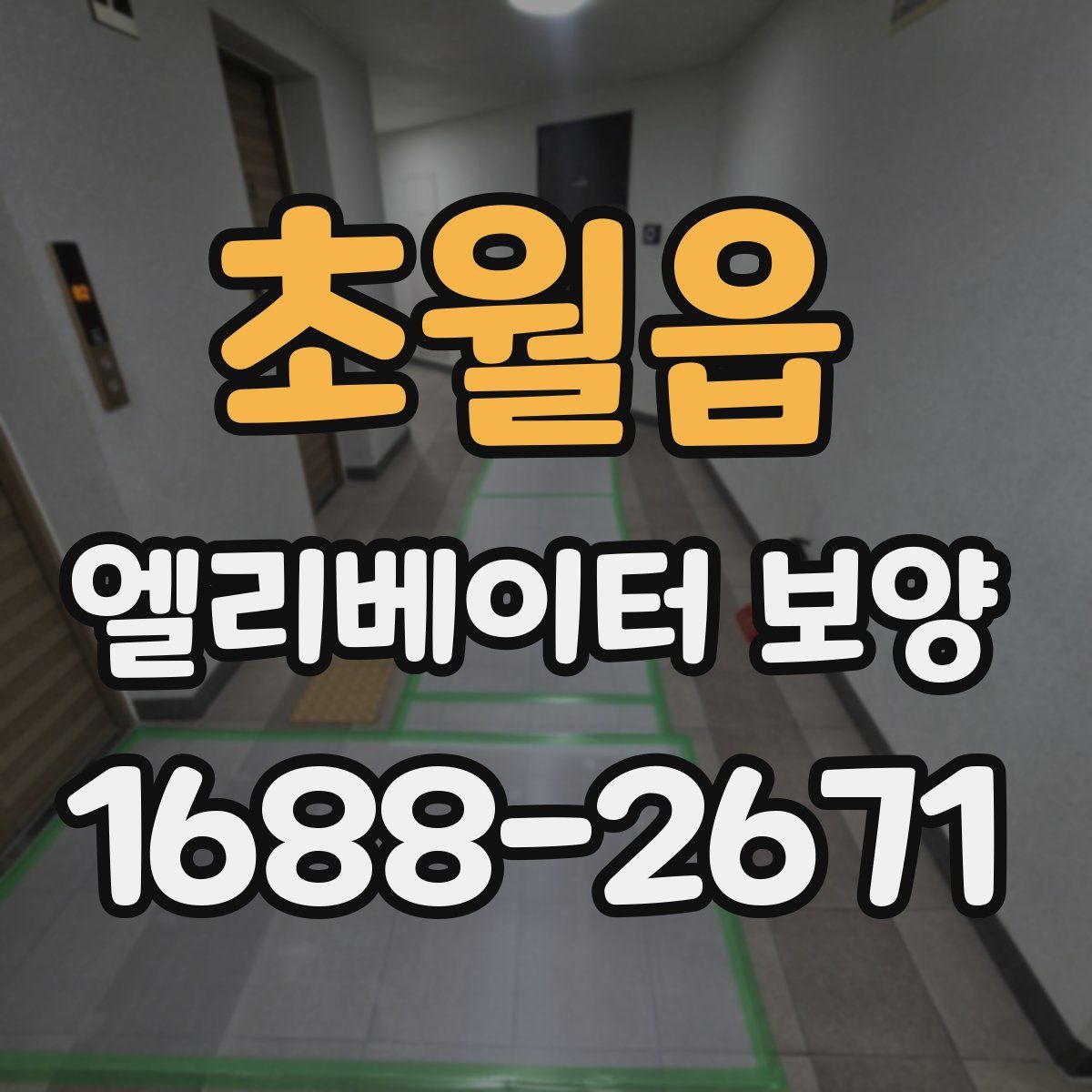초월읍 엘리베이터 보양