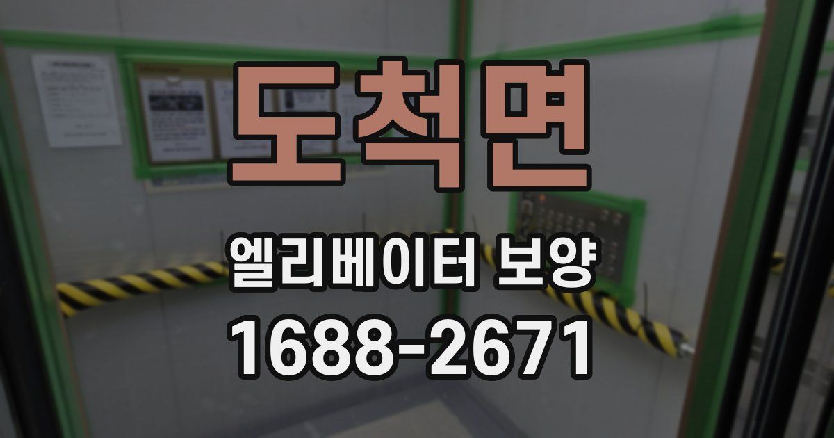 도척면 엘리베이터 보양