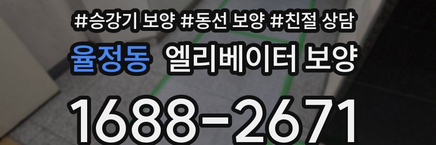 율정동 엘리베이터 보양