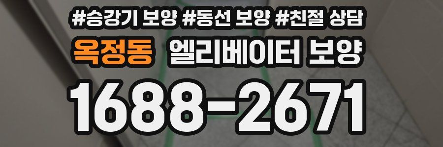옥정동 엘리베이터 보양